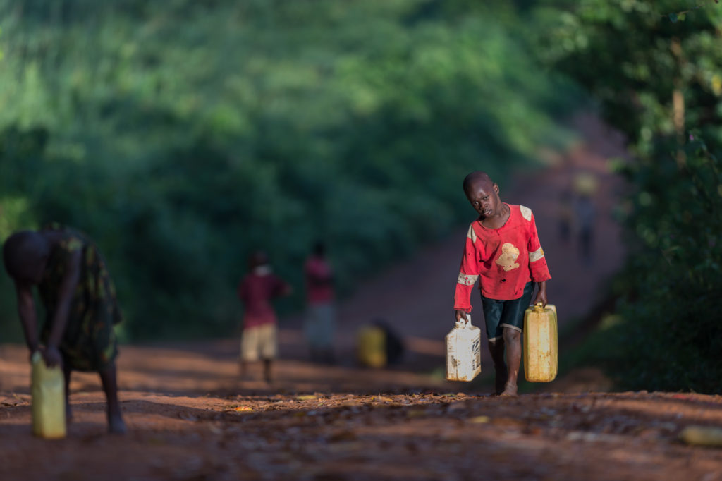 Children Carrying Water, Richard Jackson, 2017